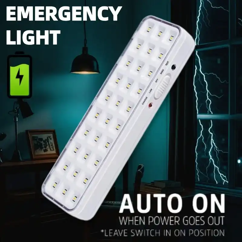 Rechargeable Emergency Lights for Power Failure Preparedness